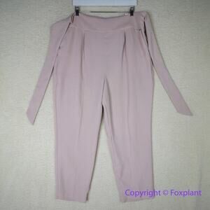 New! Express ankle super‎ high rise light pink pants, women size 18R